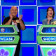 Two contestants are overwhelmed with joy during The Price Is Right's Showcase round—not the Showcase Showdown.